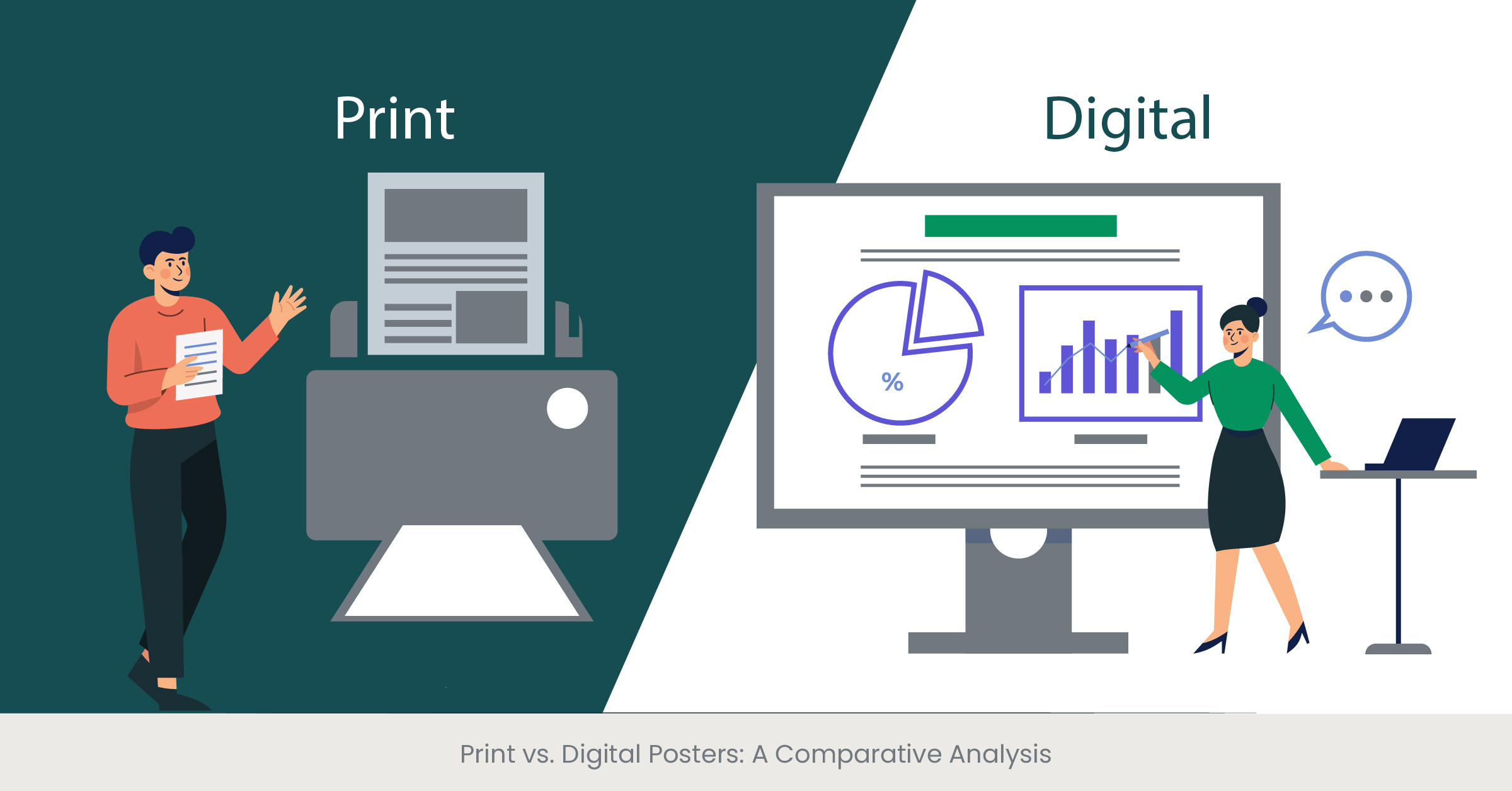 Print vs. Digital Posters: A Comparative Analysis