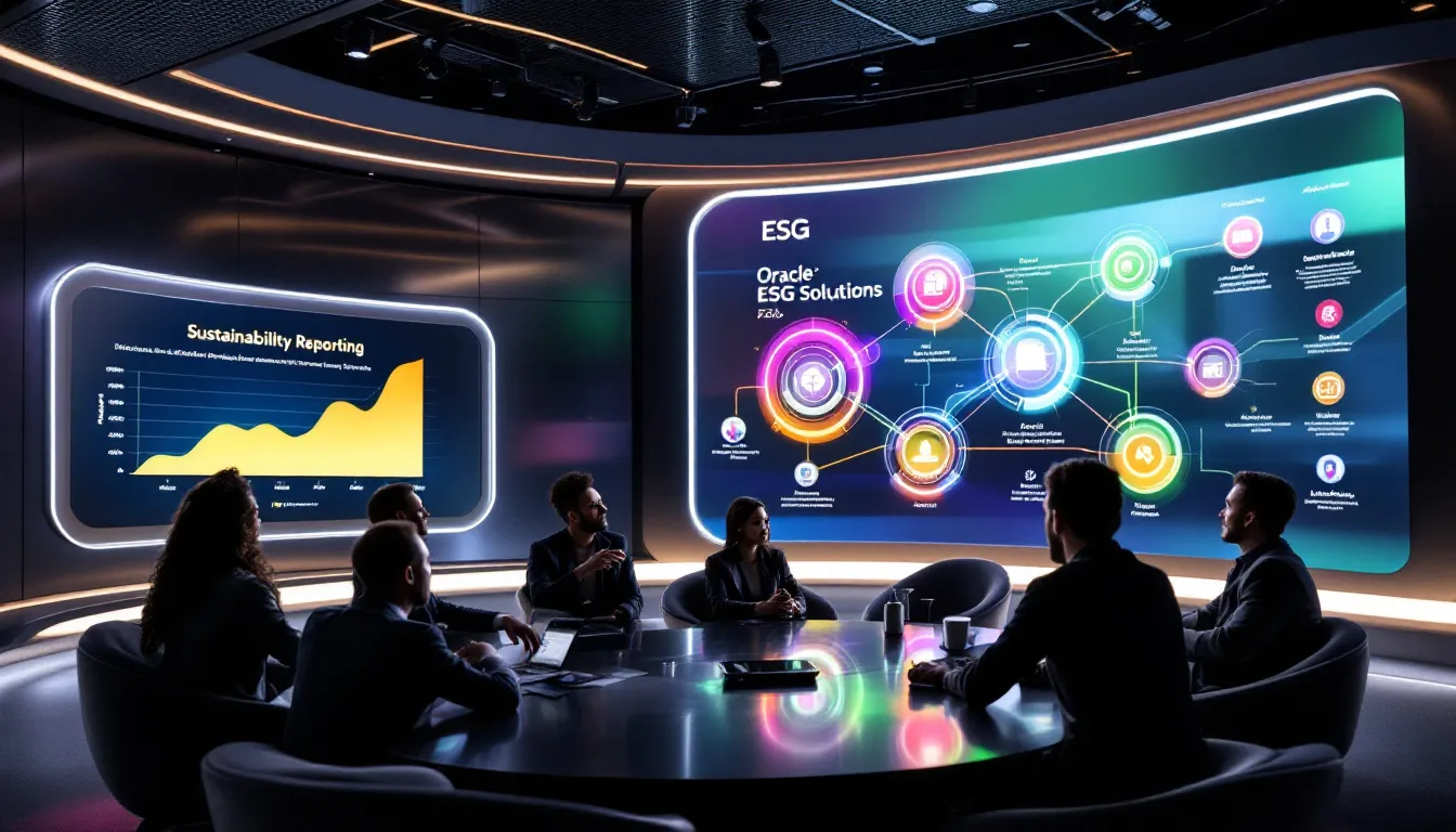 An overview of Oracle ESG solutions and their impact on sustainability reporting.