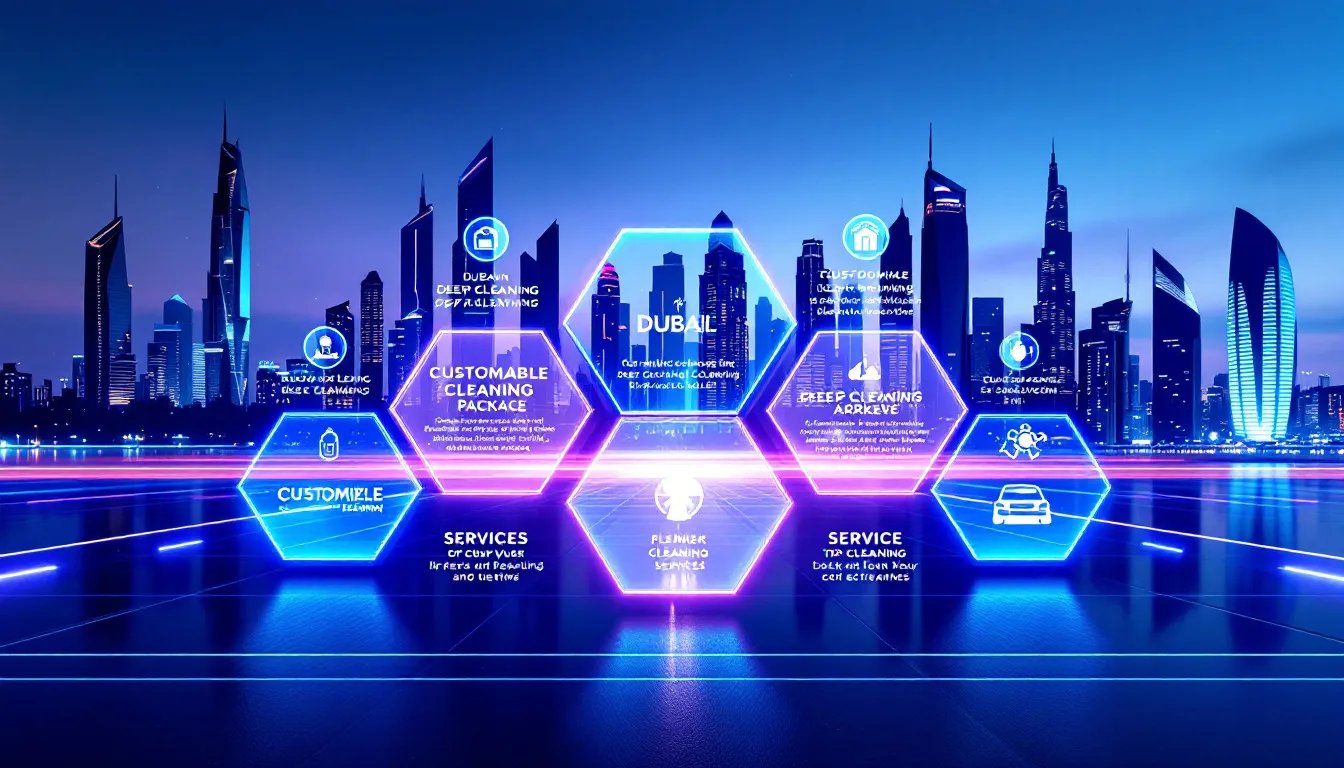 Customizable deep cleaning packages tailored for clients in Dubai.