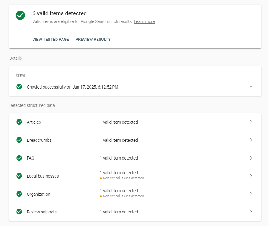 Schema Markup - Structured Data