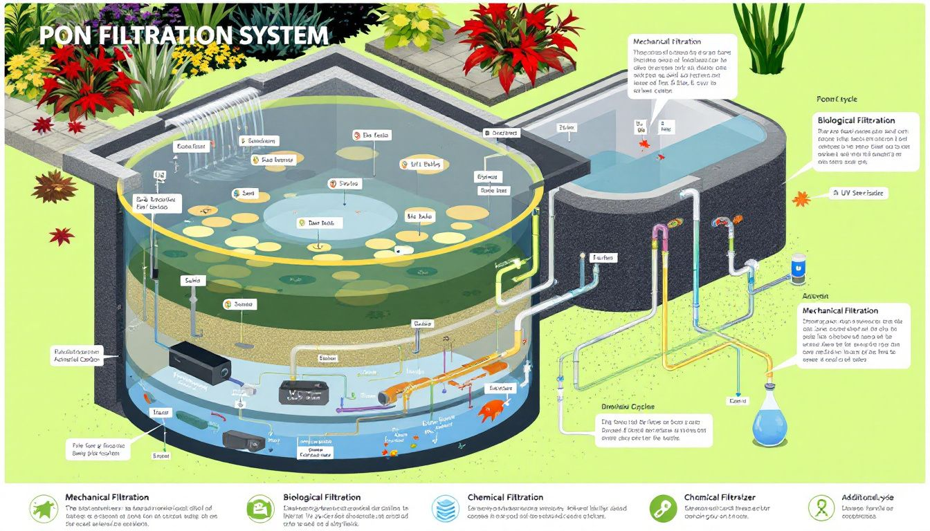 DIY pond filtration tips and equipment.