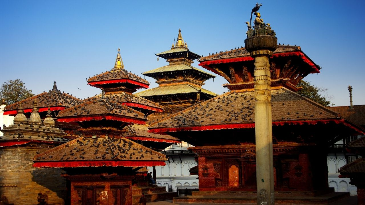 Nepal, Durber, temple