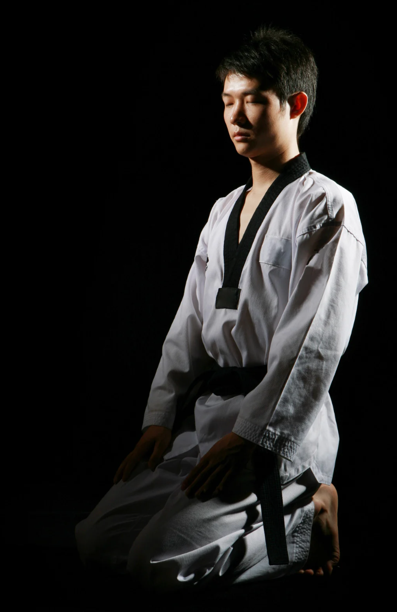 young taekwondo practitioner