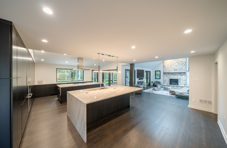 5 Inspiring Open Concept Kitchen Living Room Designs for Every Home 4 A spacious contemporary kitchen design