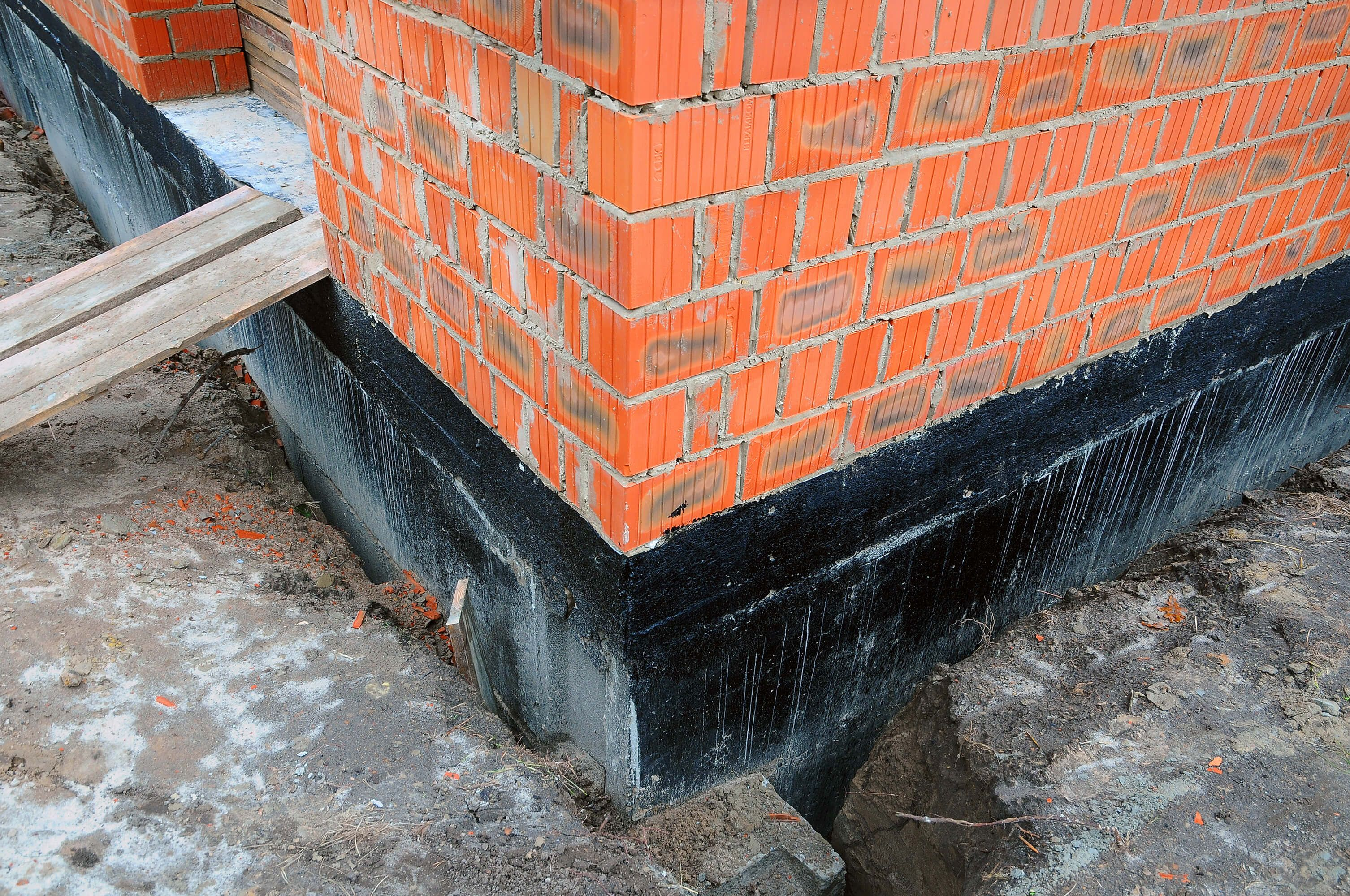 Waterproofing foundation