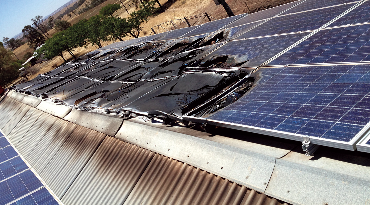 Causes of solar panel fires