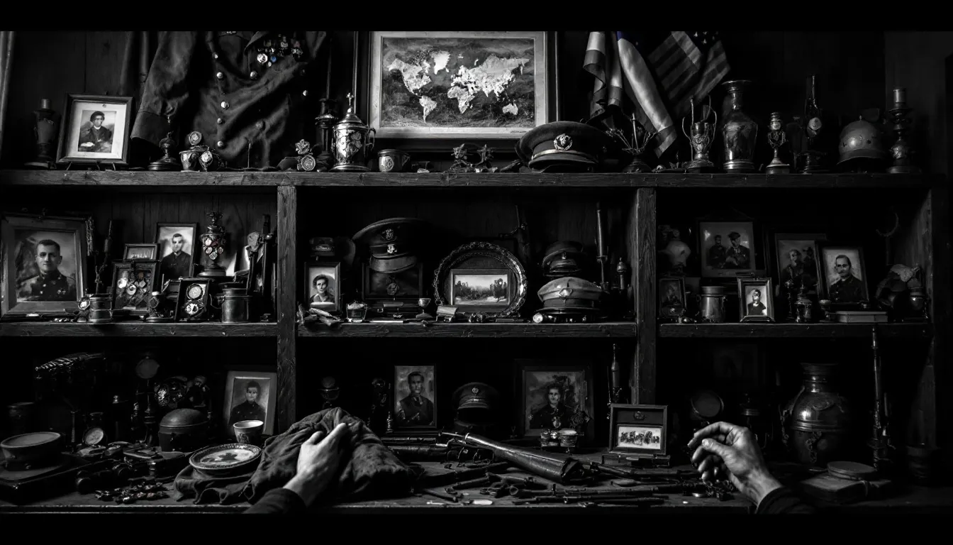 W kolekcji pamiątek wojskowych, które mogą być skupowane.