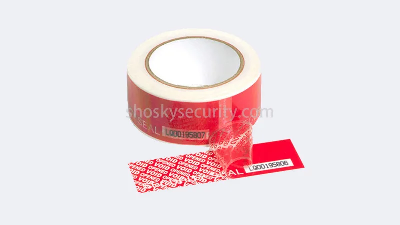 Serial Number Security Tape from Shosky Security