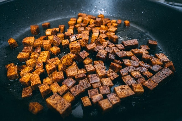 tofu, soy, sauce, meal, pan, brown, tofu, tofu, tofu, tofu, tofu