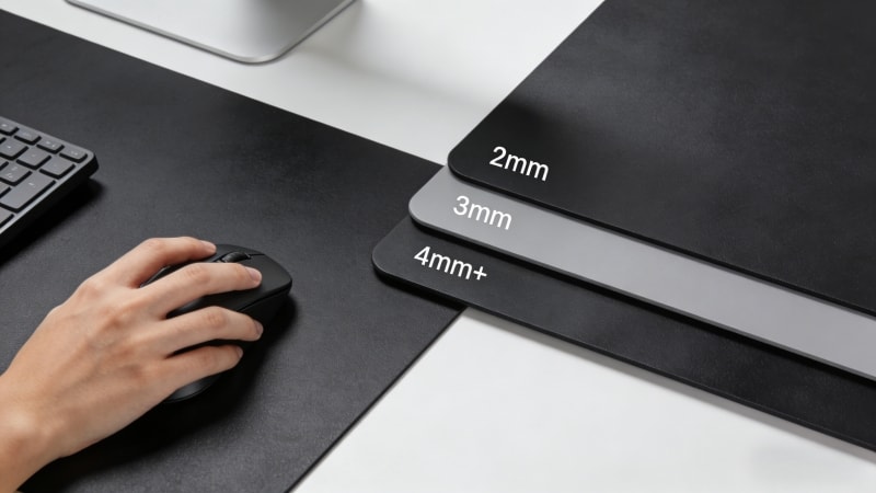 mouse pad thickness