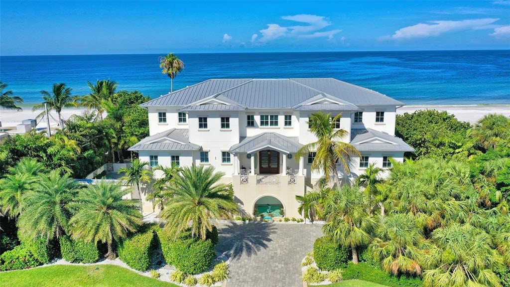 3475 Gulf of Mexico Drive Longboat Key Florida Luxury Home on the beach Gulfside