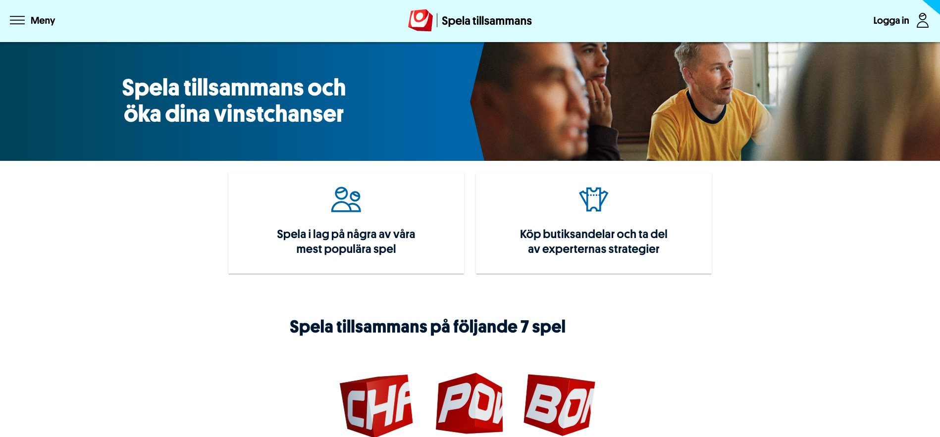 Spela tillsammans hos Svenska Spel och öka dina vinstchanser genom andelsspel