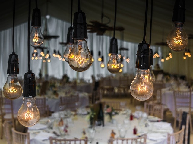 wedding, bulbs, moeny