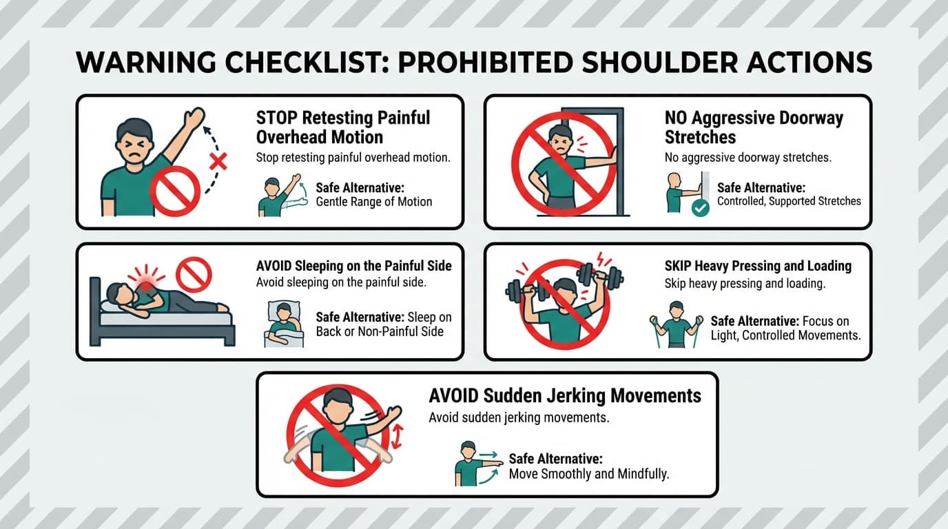 What to Avoid in the First 24–72 Hours