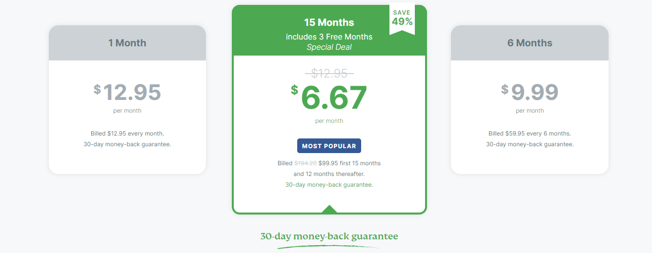 pricing