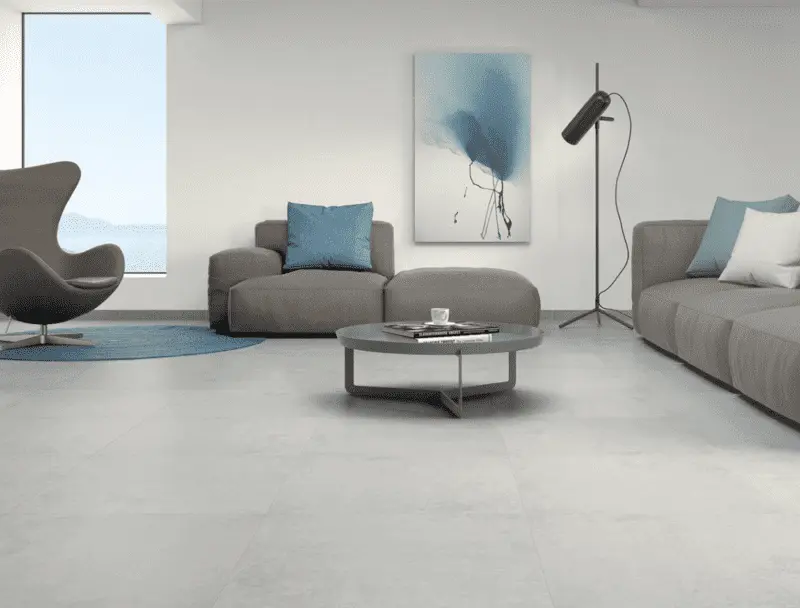 Riga Perla White Matt Rectified Porcelain Floor Tile (60×60cm)
