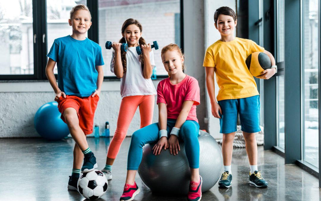 Kid friendly workouts with physical activity guidelines like muscle strengthening exercises for upper body muscles