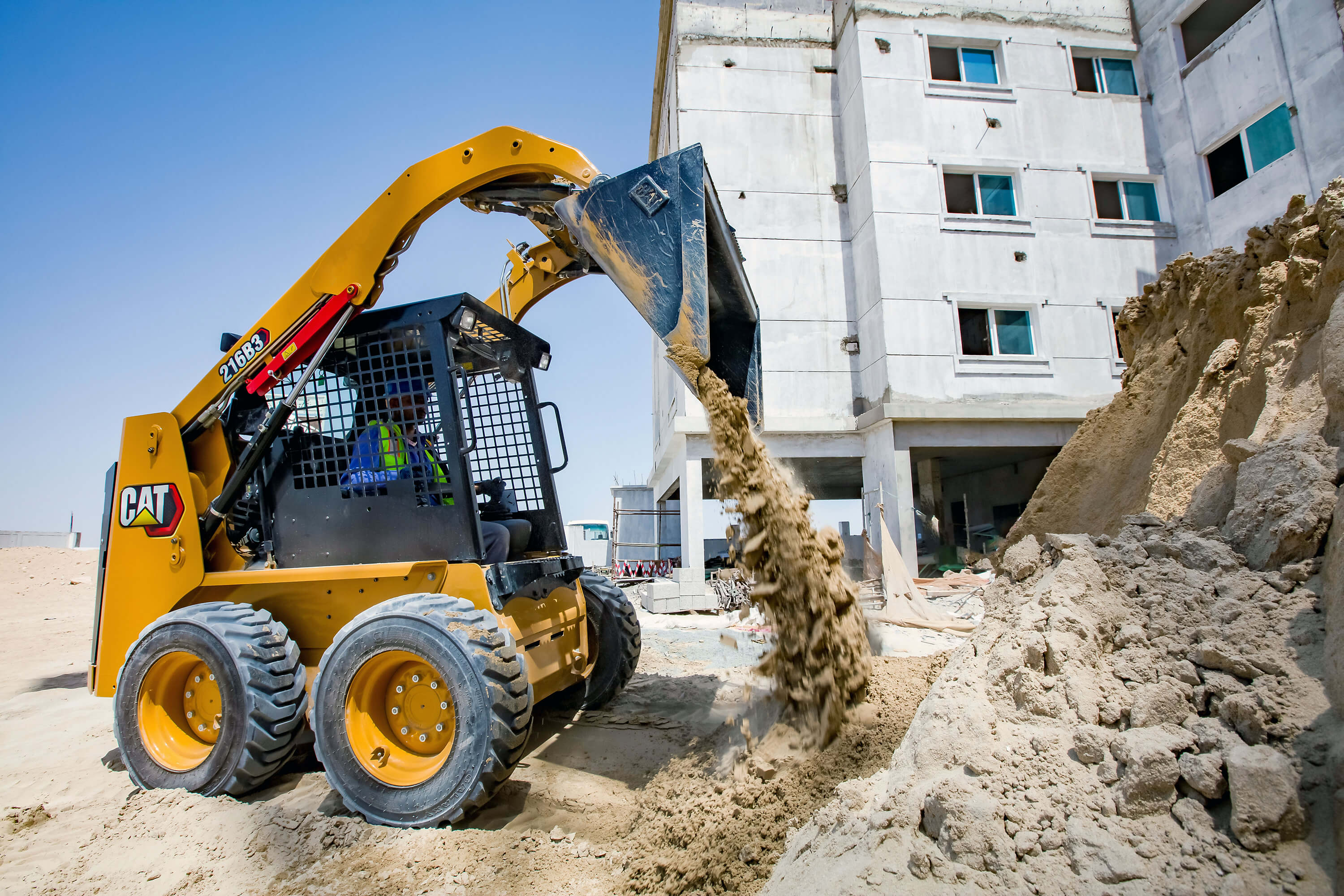 Skid steer is a hydraulic equipment that runs on hydraulic circuit