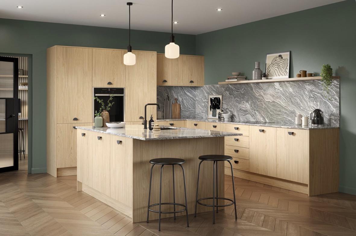 Matt Textured Oak Effect