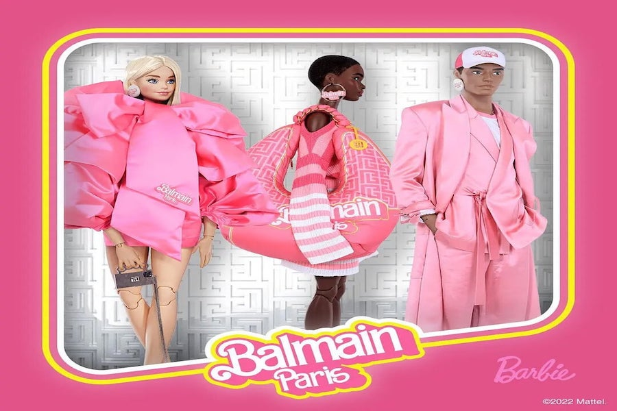 Balmain x Barbie produk fashion NFT