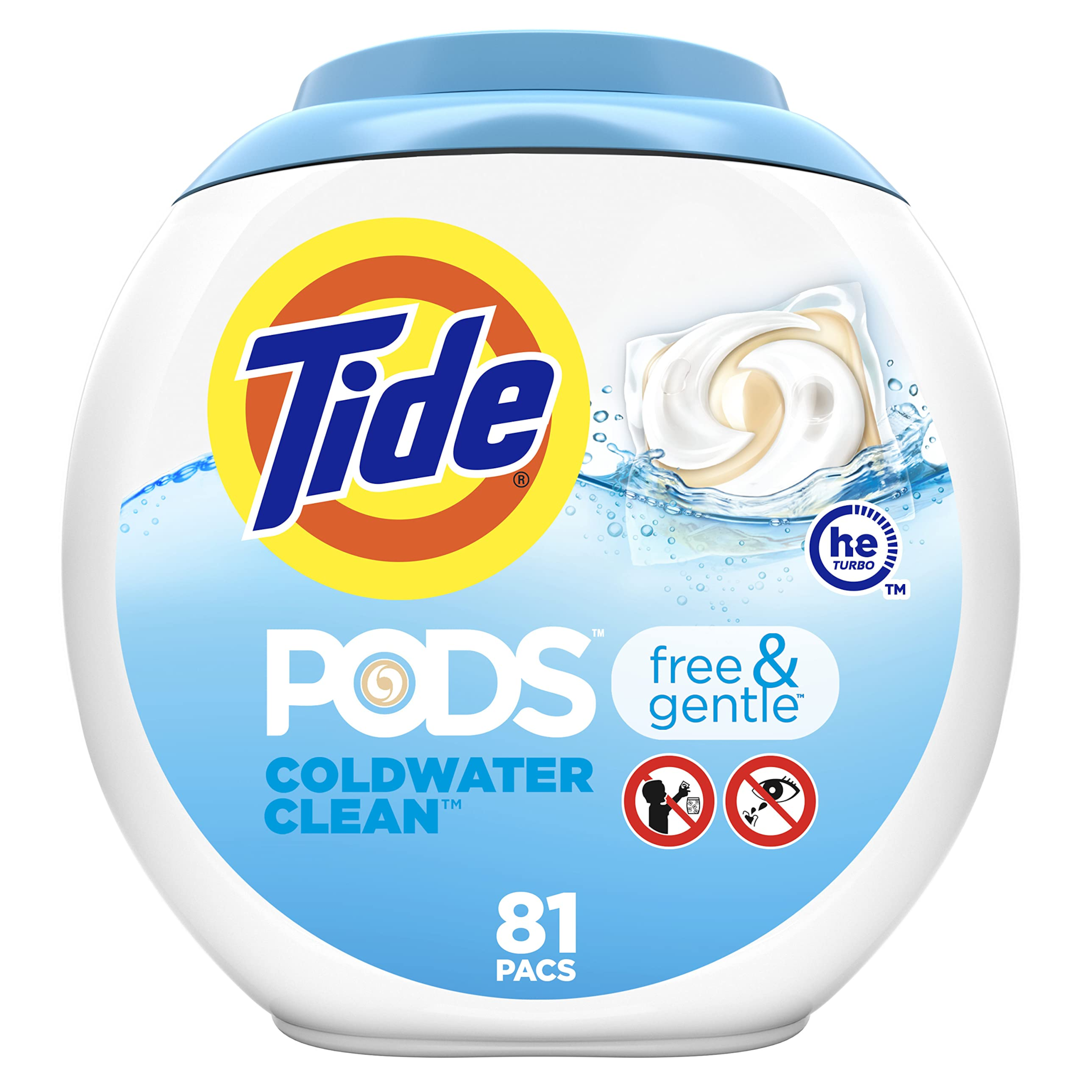 Tide PODS Free & Gentle Liquid Laundry Detergent