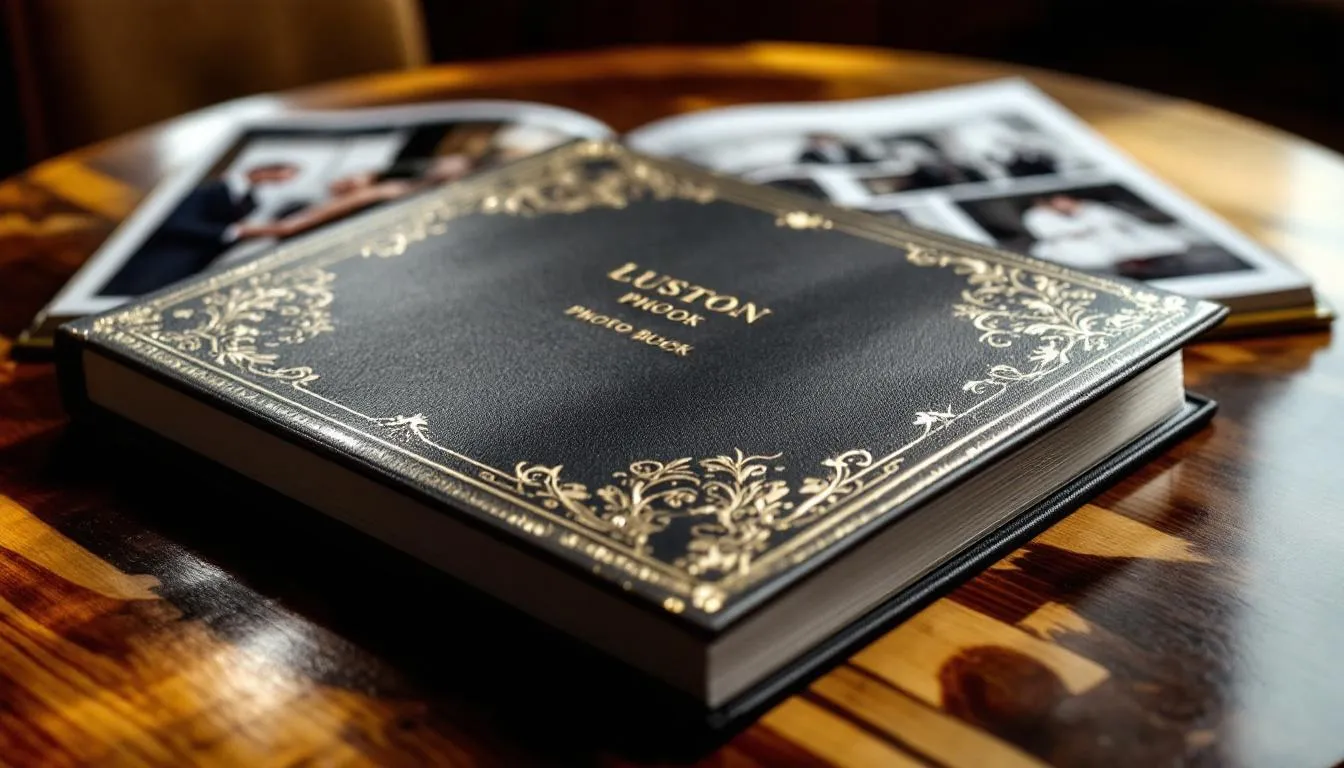 A custom photo book filled with cherished memories, perfect for gifting.