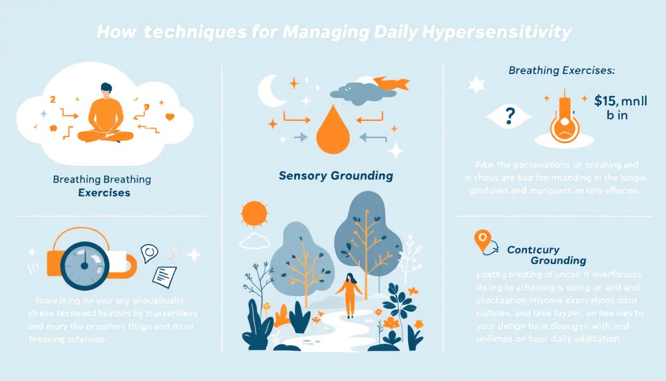 Des techniques de relaxation pour gérer l'hypersensibilité au quotidien.