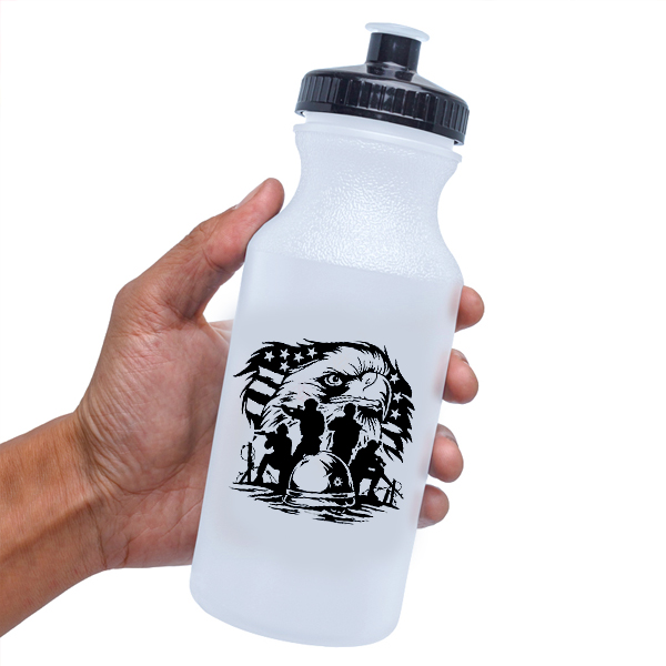 civil war themed bottle