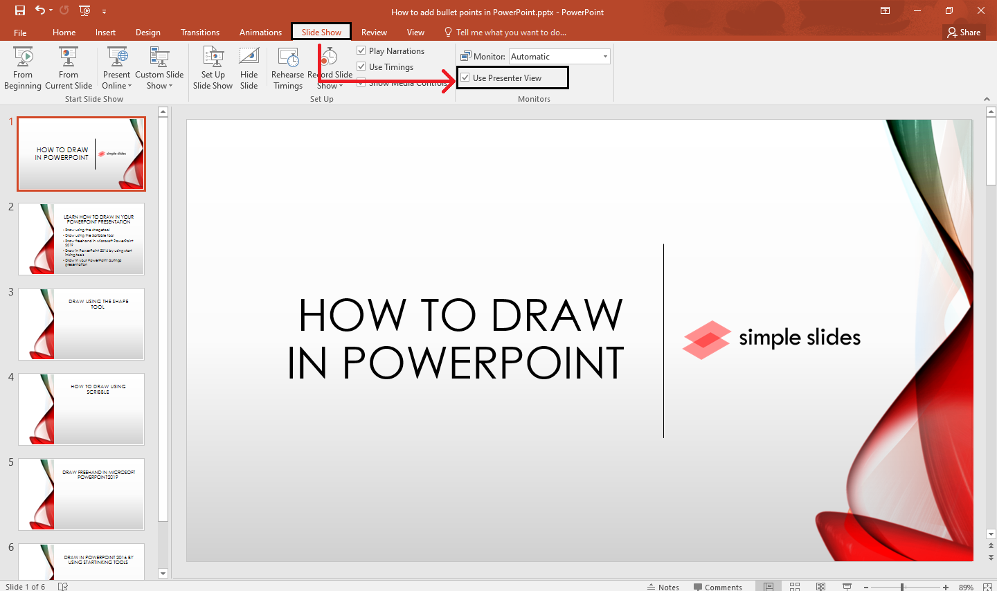 explain what is presentation drawing