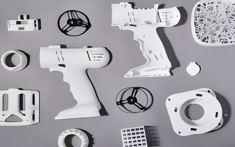 SLS is suitable for printing parts with complex shapes