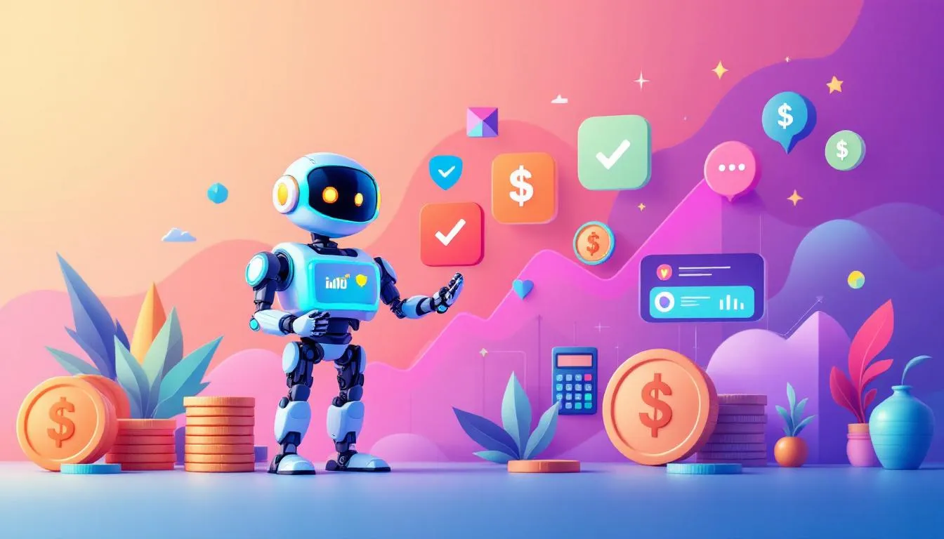 Fondrobotar som hjälper till med långsiktigt sparande.