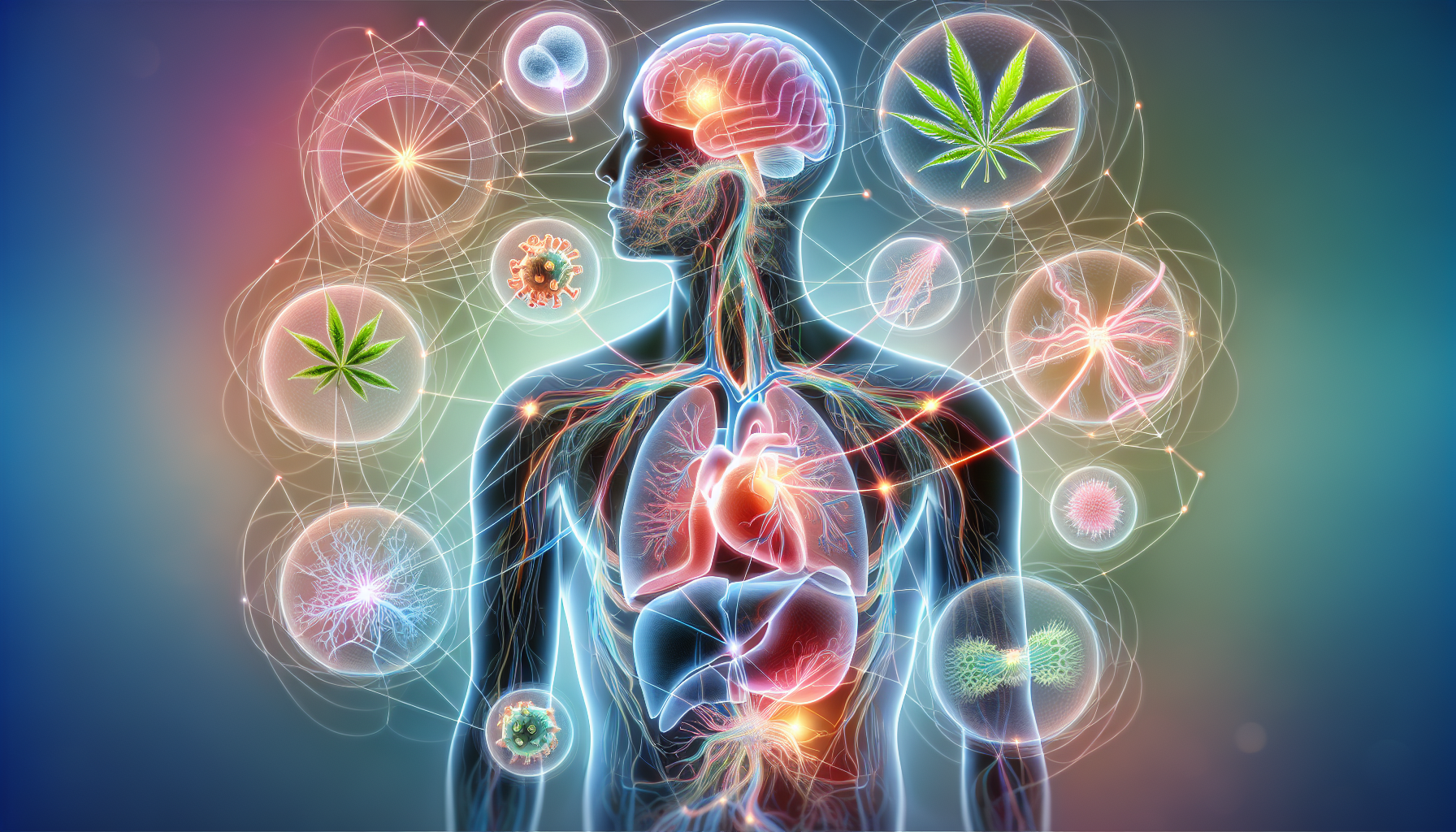 Darstellung, wie das Endocannabinoid-System die Homöostase unterstützt.