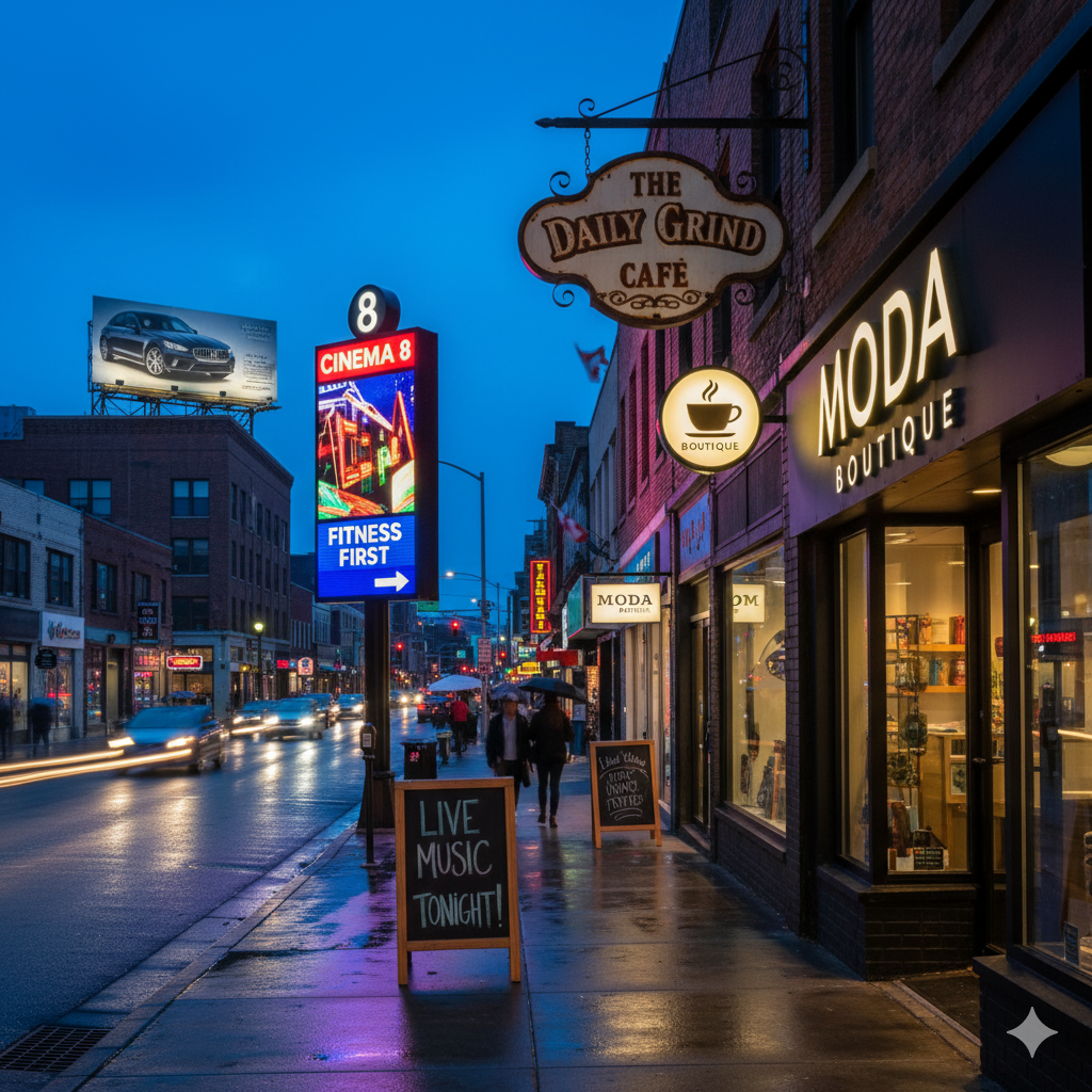 What Are the 9 Types of Retail Signage? 2 types of exterior retail signage