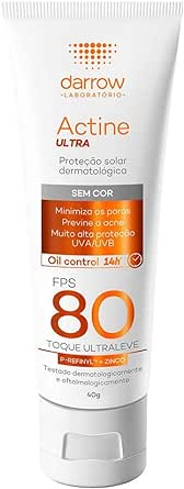 Protetor solar Actine Darrow. Fonte da imagem: site oficial da marca. 