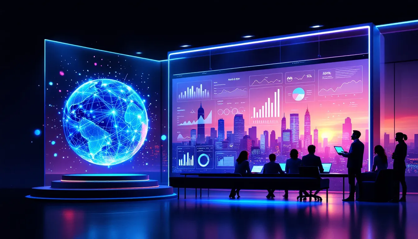 Self-service analytics being utilized in Oracle Data Visualization.