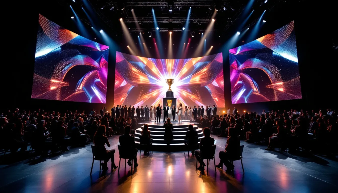 Media coverage highlighting marketing events and their winners.