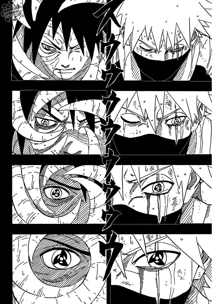 Epic battle between Obito and Kakashi