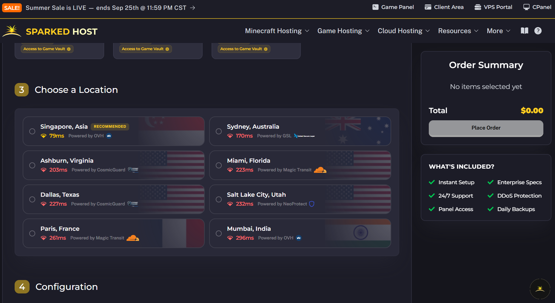 Choose Host Location Near Players