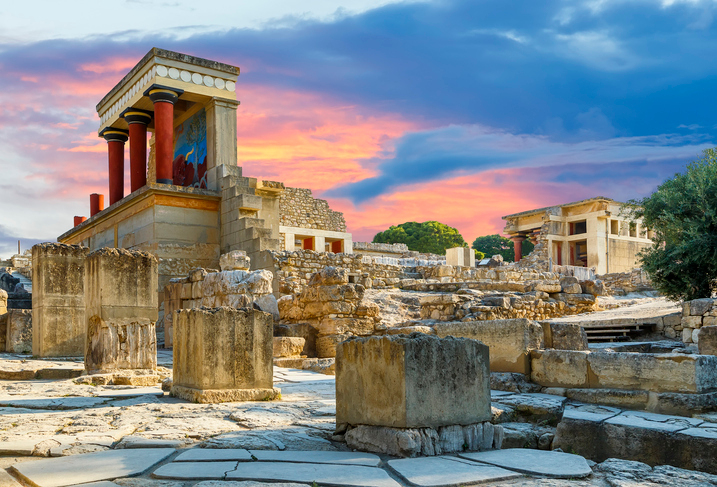 Palace of Knossos, Crete. 