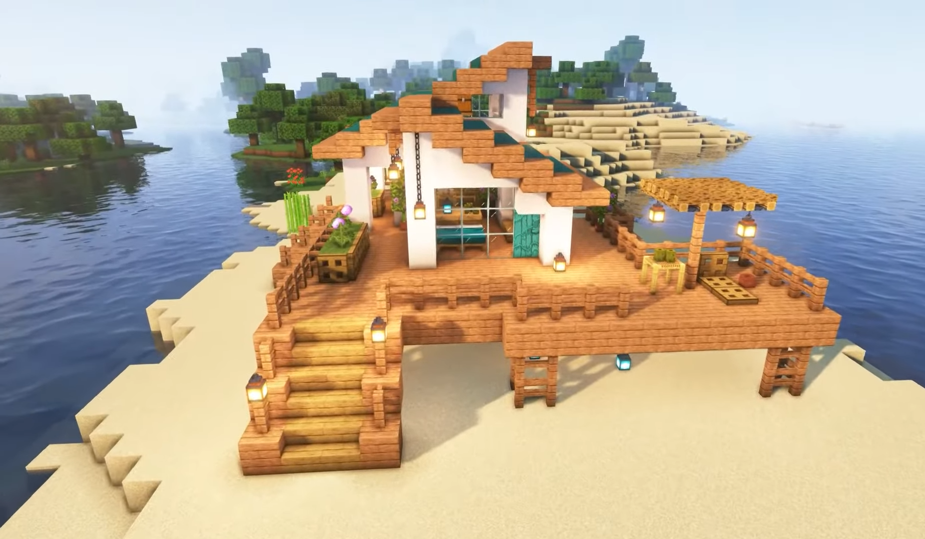 6 Minecraft Beach House Designs For The Perfect Seaside Escape 6 Minecraft Beach House Designs For The Perfect Seaside Escape