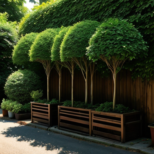 Nice pergola shade ideas for your outdoor space.  These trees can help with harsh glare.