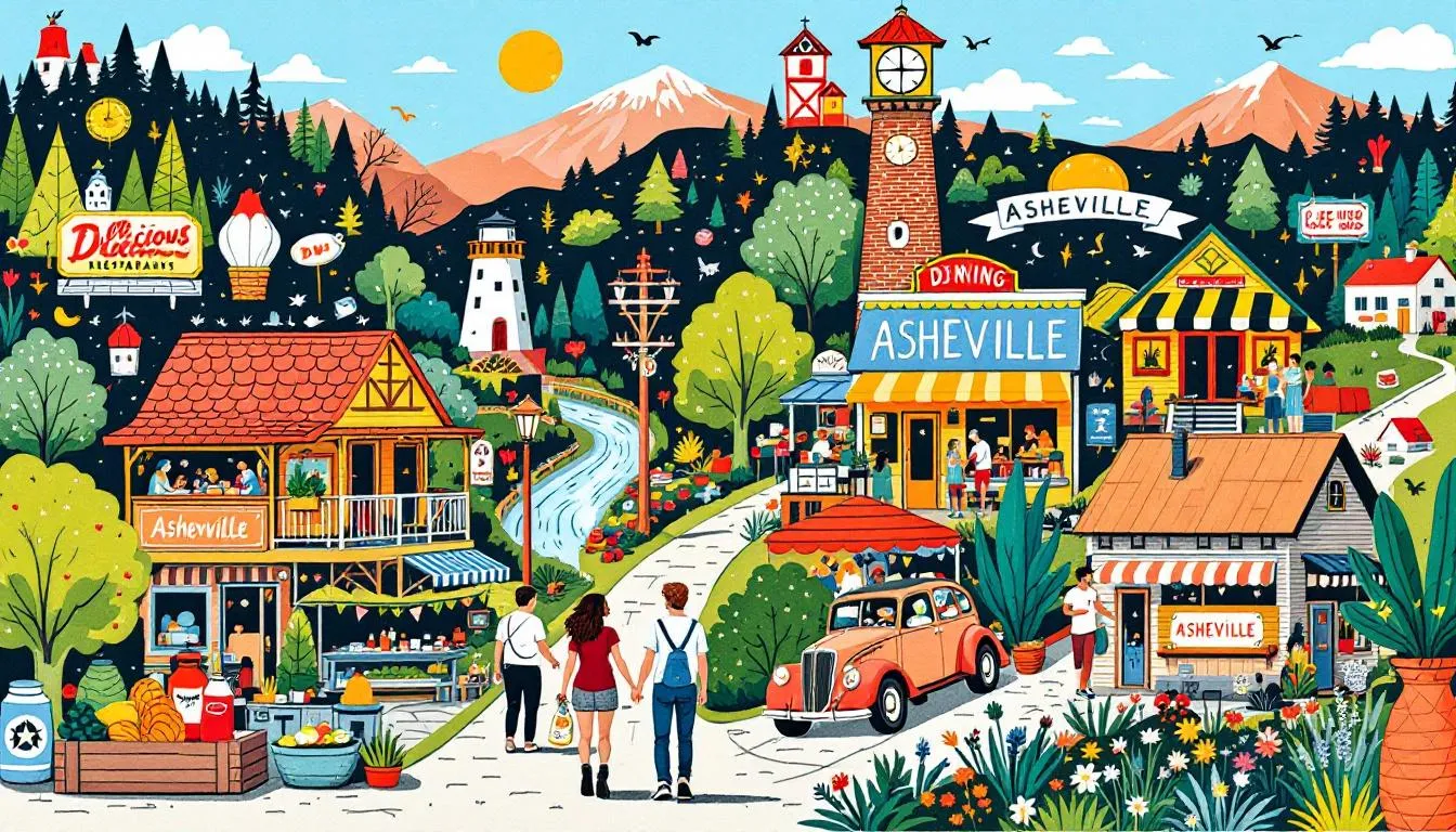 Delicious dining options and restaurant coupons in Asheville.