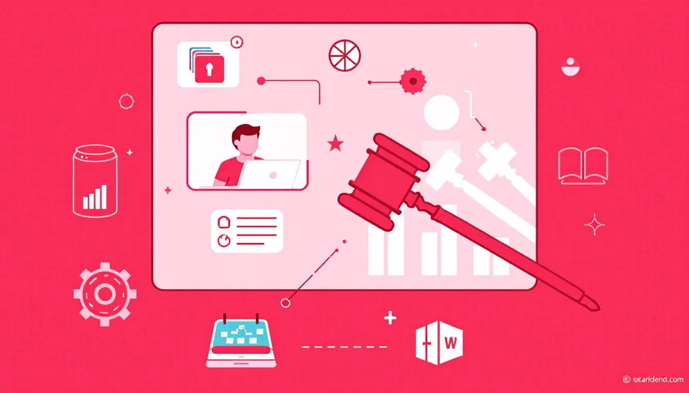 Ein Bild, das die wichtigsten Aspekte des Bundesdatenschutzgesetzes (BDSG-neu) darstellt, einschließlich Datenschutz und Rechte der Bürger.