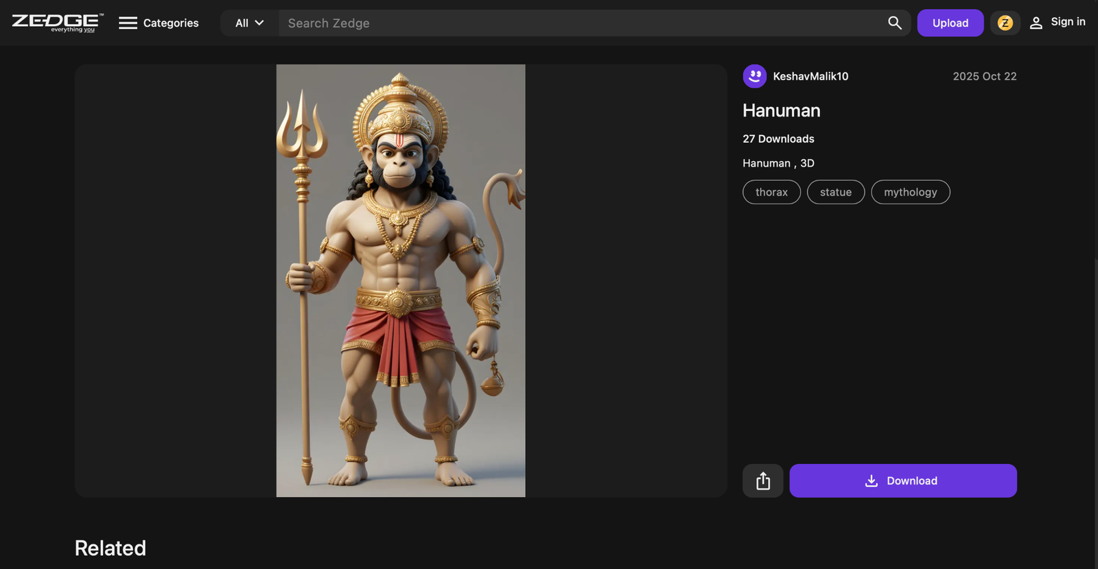 3d hanuman wallpaper