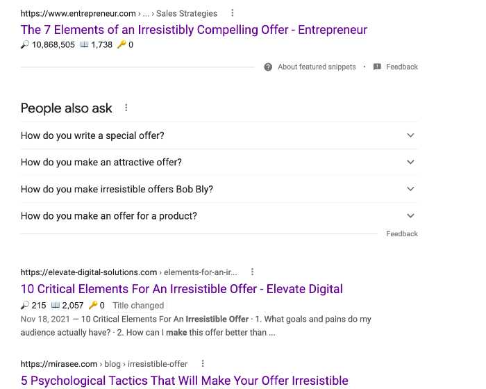 google search create a product offer