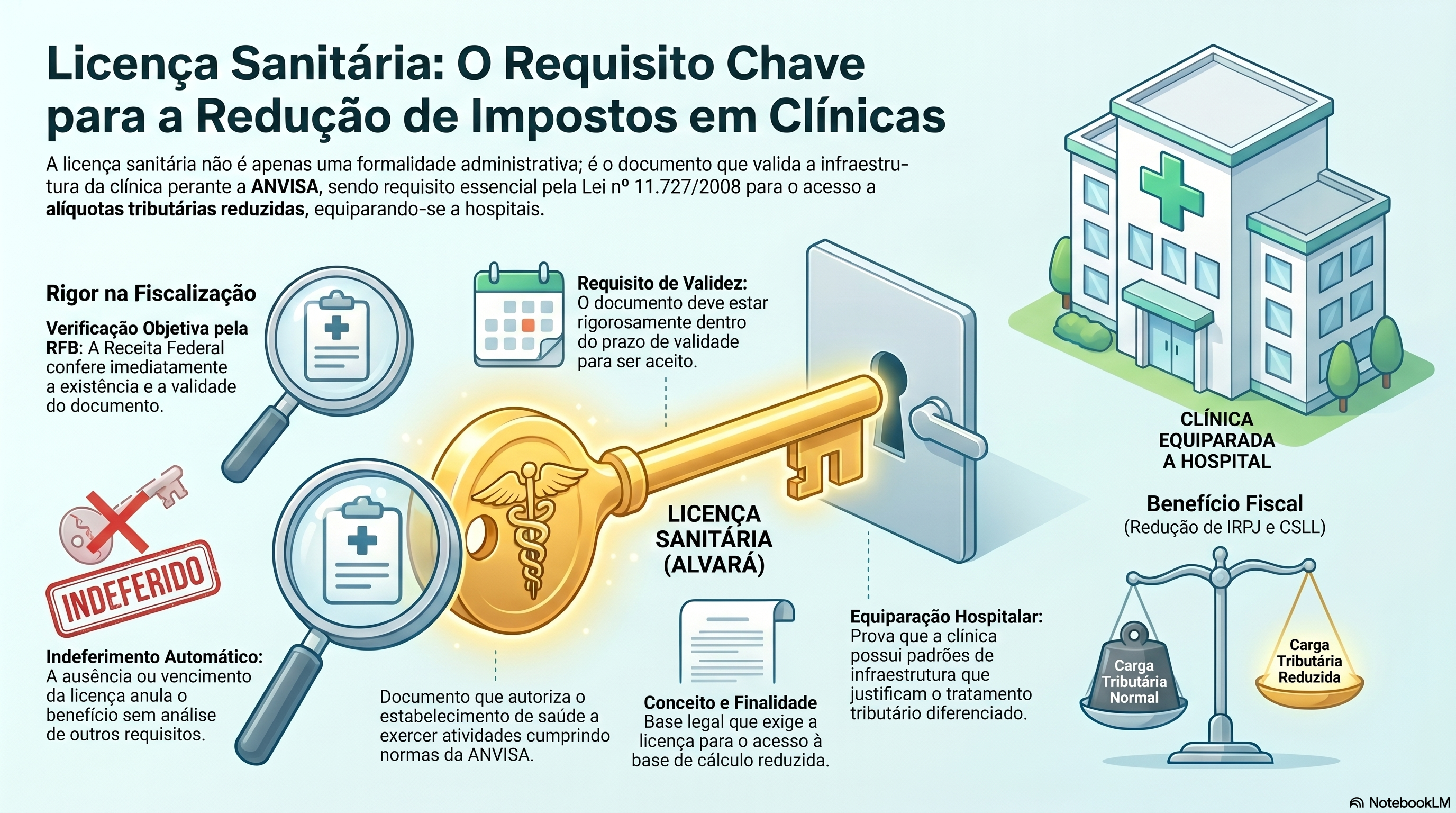 O que &eacute; a licen&ccedil;a sanit&aacute;ria da ANVISA para cl&iacute;nica m&eacute;dica conseguir benef&iacute;cio fiscal?
