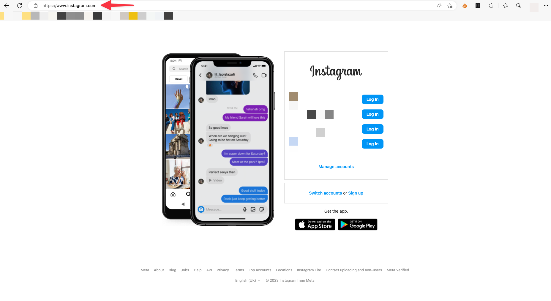 Remote.tools showing Instagram login to show how to reply to a specific message on Instagram web