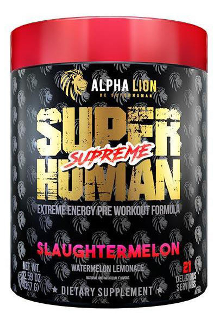 SuperHuman Supreme Hardcore Stim Pre-Workout by Alpha Lion