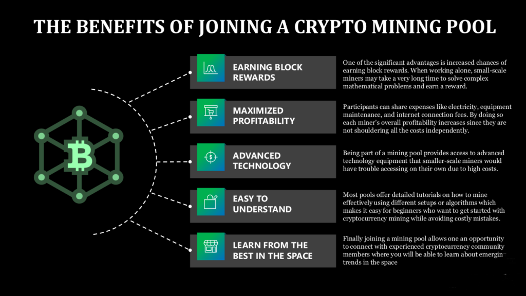 Benefits of joining a crypto mining pool