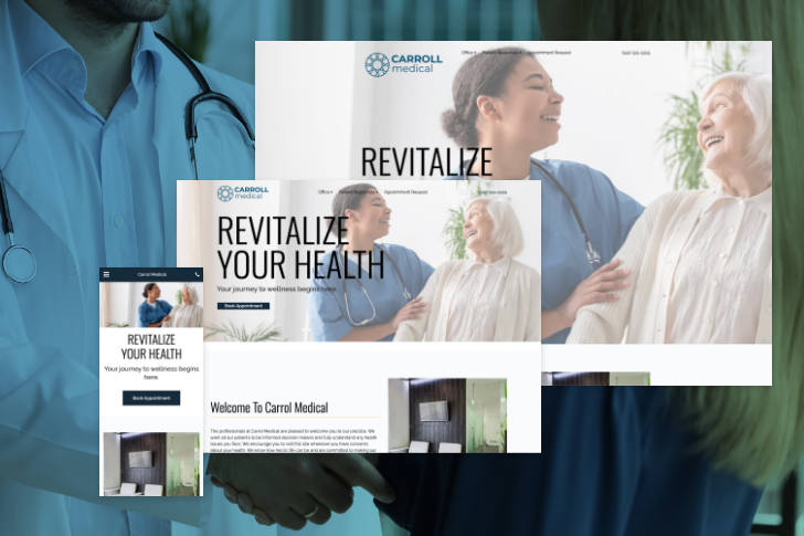 doctor website design examples